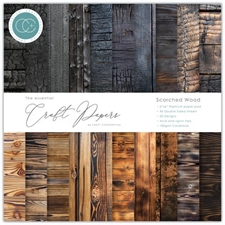 Craft Consortium Essentials Craft Paper Pad 6x6" - Scorched Wood